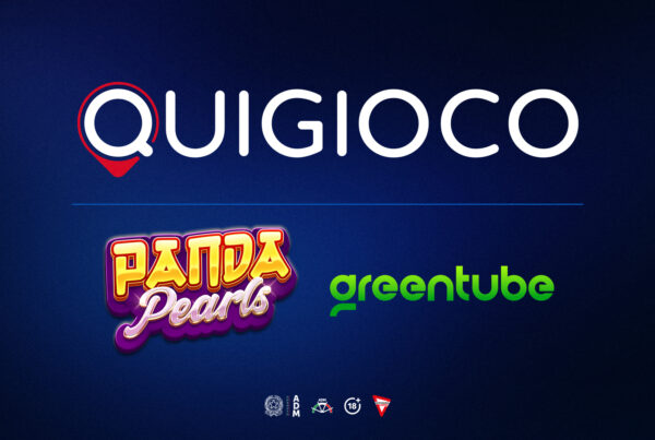 Esclusiva Panda Pearls su Quigioco.it con logo Greentube e grafica promozionale del nuovo titolo online