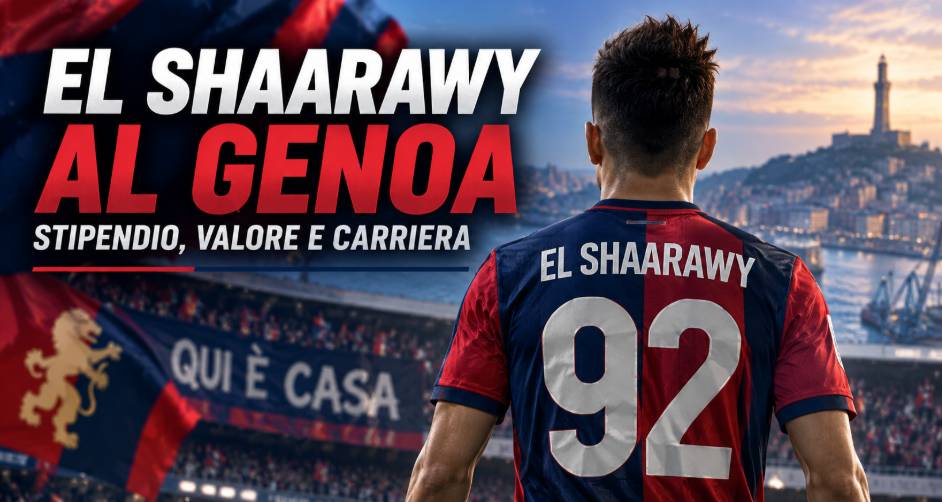 El Shaarawy al Genoa, stipendio, valore e carriera nella stagione 2026/27 . Aggiornamenti dopo che El Shaarawy lascia la Roma ora si sa dove gioca oggi