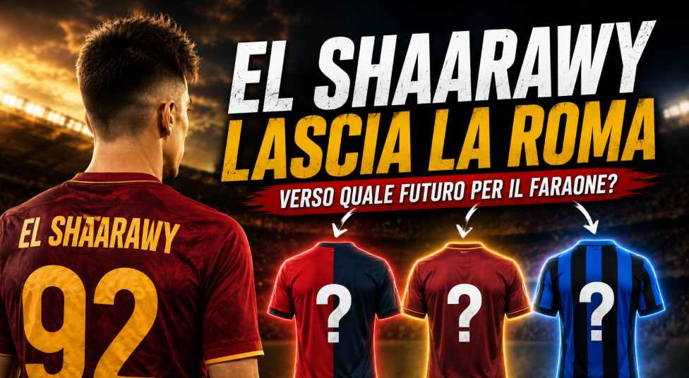 El Shaarawy lascia la Roma: addio del Faraone dopo dieci anni