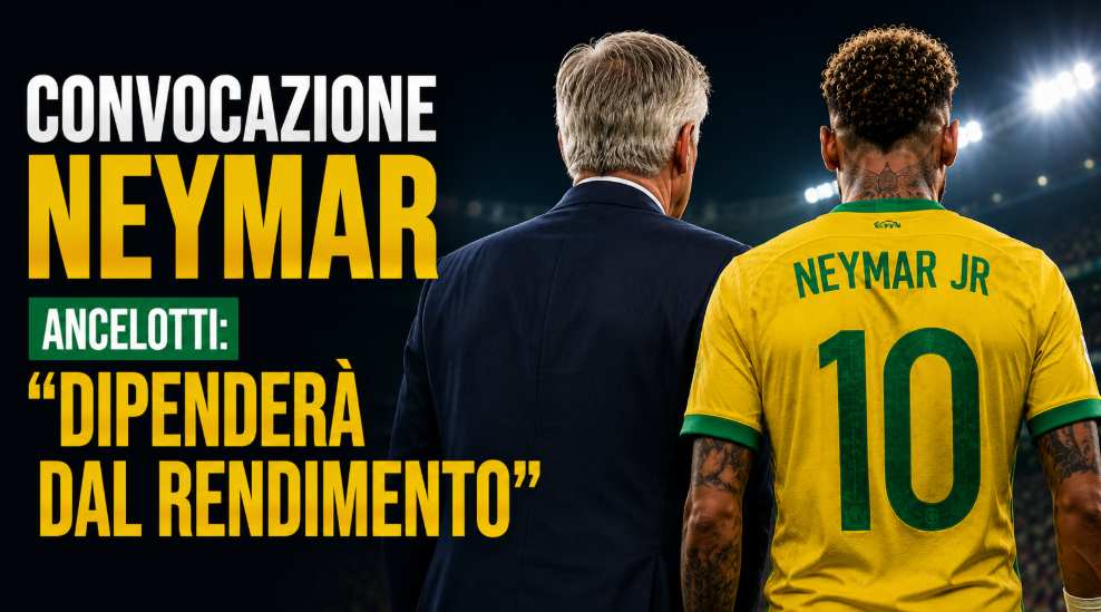 Convocazione Neymar, Ancelotti apre ma aspetta risposte