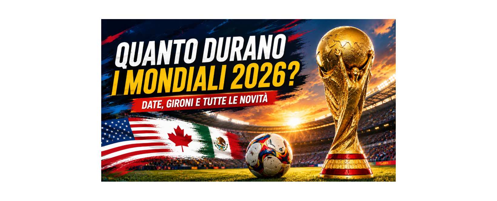 Quanto durano i Mondiali 2026? Tutte le novità del torneo FIFA