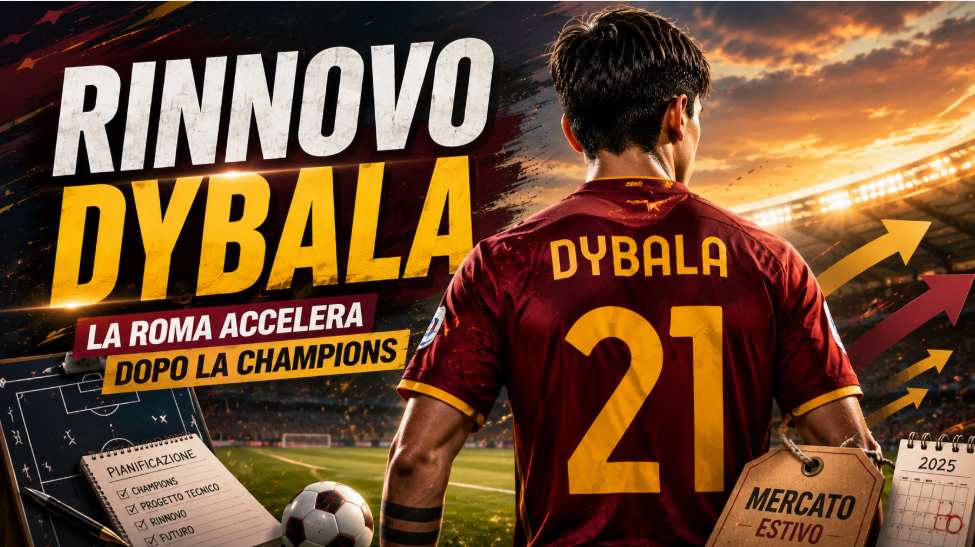 Rinnovo Dybala: la Roma accelera dopo la Champions