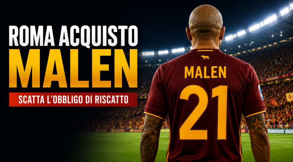Roma acquisto Malen: scatta l’obbligo di riscatto