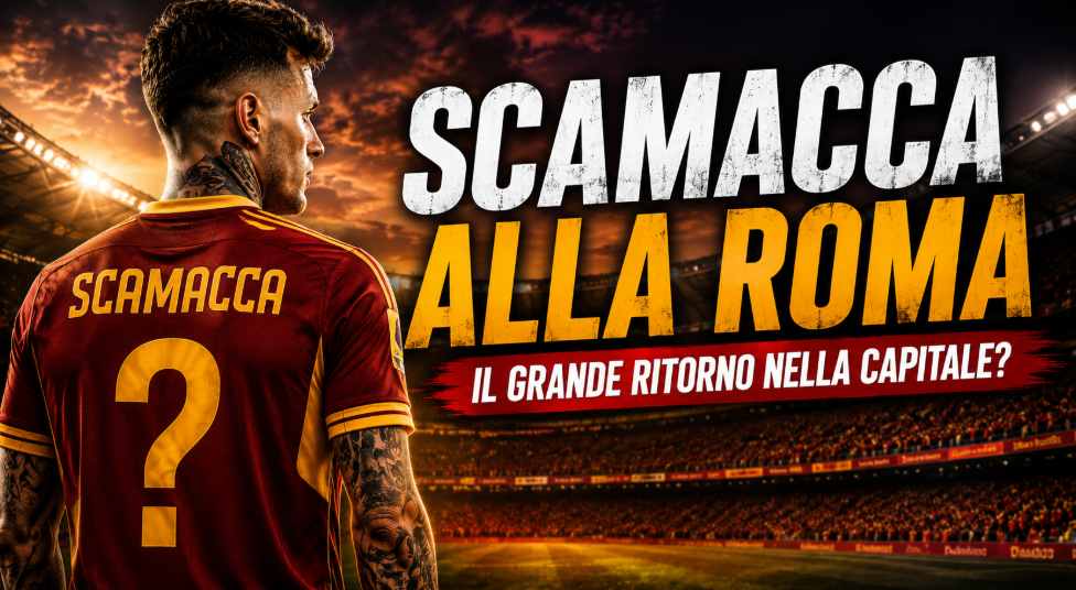 Scamacca alla Roma : i giallorossi pensano al grande ritorno
