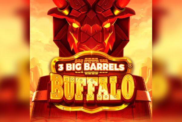 Slot 3 Big Barrels Buffalo con bisonte gigante, botti Bonus Hold and Win e ambientazione western tra le praterie americane