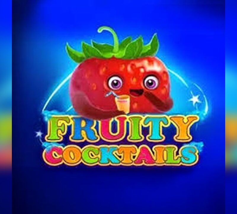 Slot Fruity Cocktails con fragola animata, cocktail tropicali e grafica colorata firmata Barbara Bang