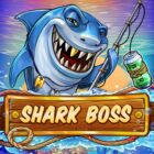 Slot Shark Boss con squalo pescatore, lenza con esca e ambientazione marina nella divertente fishing slot di Red Tiger