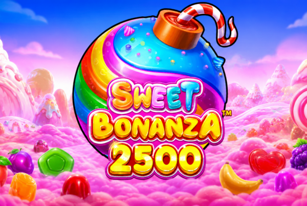 Slot Sweet Bonanza 2500 di Pragmatic Play con caramelle colorate, frutti, moltiplicatori fino a x2500 e ambientazione candy ricca di dolci e zucchero.