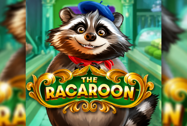 Slot The Racaroon di Playtech con il simpatico procione protagonista, macarons colorati, bonus Respins, Hot Zone e jackpot in una pasticceria parigina.