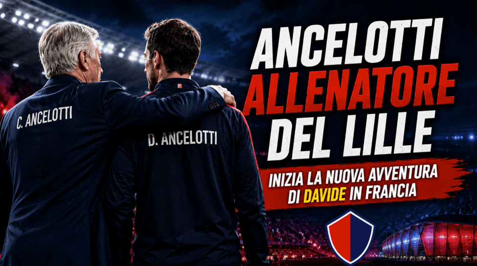 Ancelotti allenatore del Lille: Davide pronto alla grande occasione in Francia