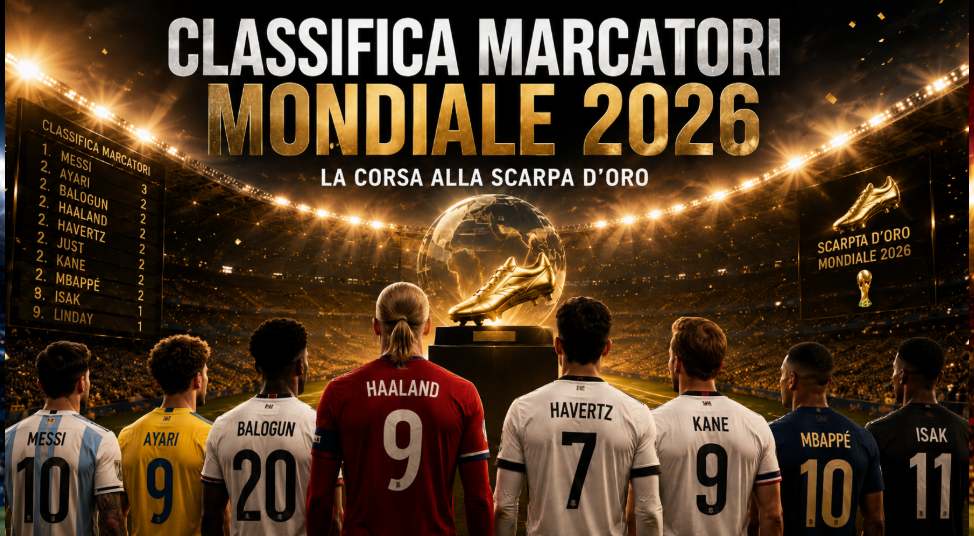 Classifica marcatori Mondiali 2026 aggiornata