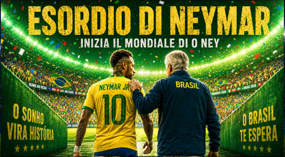 Esordio di Neymar Mondiali 2026 contro la Scozia