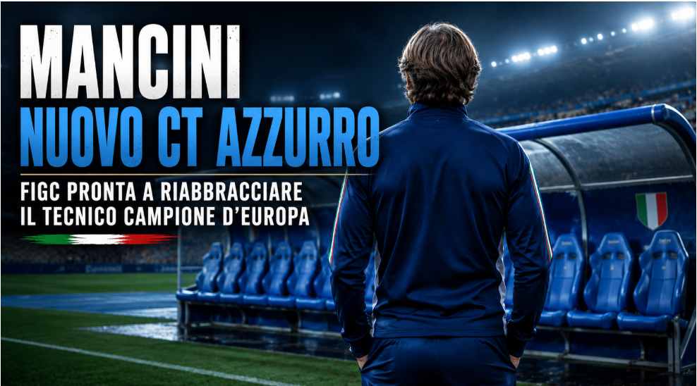 Mancini nuovo ct azzurro: la FIGC accelera
