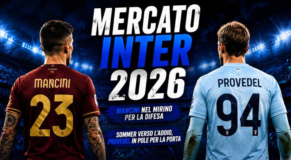 Mercato estivo Inter 2026: Mancini torna in nerazzurro? Sommer verso l’addio, Provedel in pole