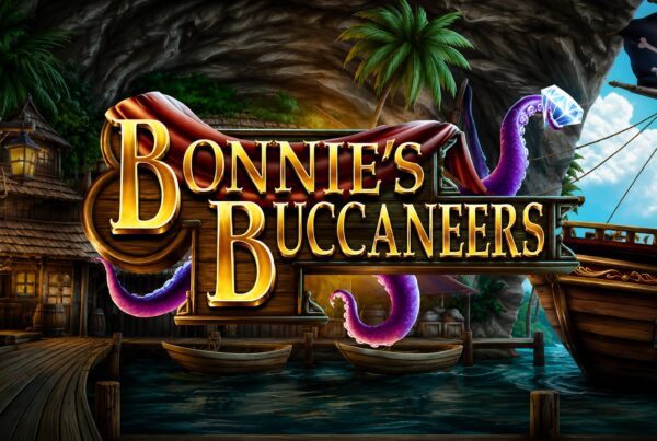 Slot Bonnie's Buccaneers di Kitsune Studios con ambientazione piratesca, tesori nascosti, moltiplicatori nei Vault e bonus Free Spins fino a 10.000x.