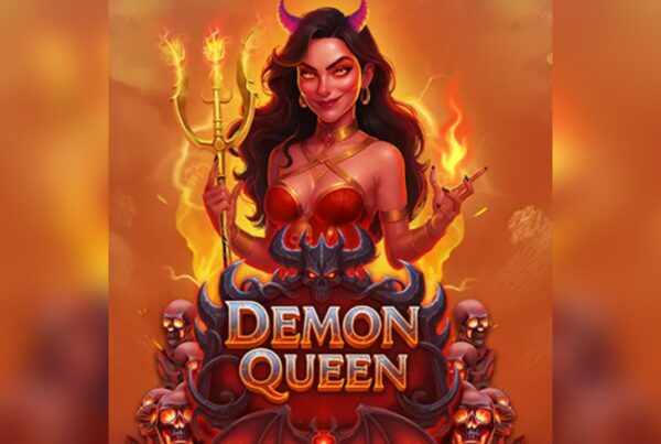 Slot Demon Queen di NowNow Gaming con regina demoniaca, ambientazione infernale, Wild speciali, Feature Reel e Free Spins Devil's Deal.