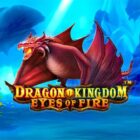 Slot Dragon Kingdom Eyes of Fire con drago rosso custodisce un immenso tesoro all'interno della sua caverna nella slot fantasy di Pragmatic Play.