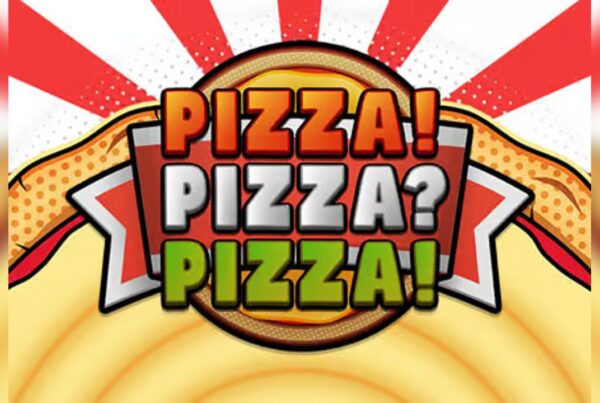 Slot Pizza Pizza Pizza di Pragmatic Play e Reel Kingdom con ambientazione culinaria, ingredienti della pizza, simboli denaro e Free Spins con Golden Wild.