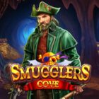 Slot Smuggler's Cove di Pragmatic Play con pirata, tesori nascosti, grotta misteriosa e bonus Free Spins dedicati ai contrabbandieri.