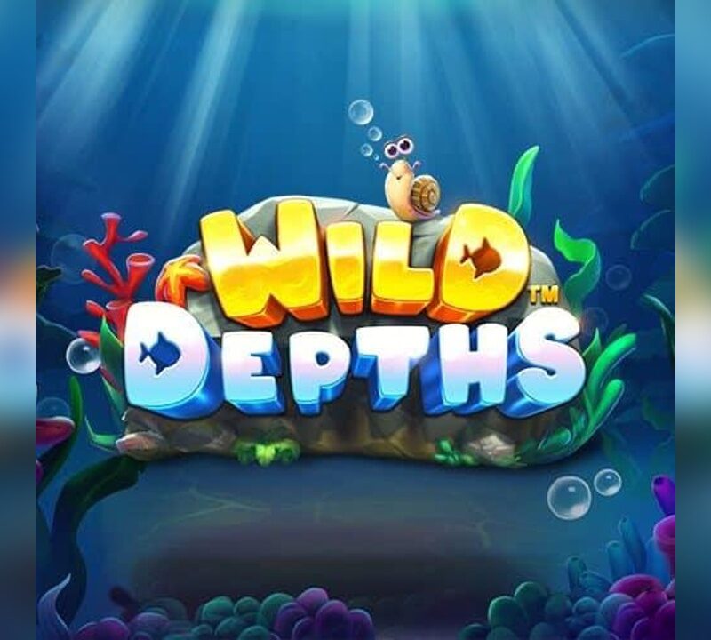 Slot Wild Depths con fondale oceanico, pesci tropicali, conchiglie colorate e Wild moltiplicatori firmati Pragmatic Play.