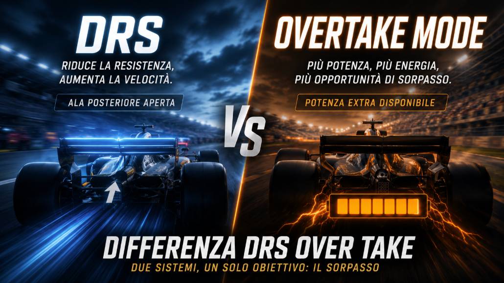 Differenza DRS Over Take: cosa cambia in Formula 1