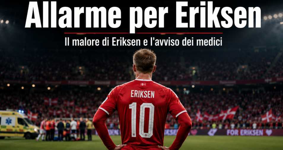 Eriksen malore: allarme dei medici