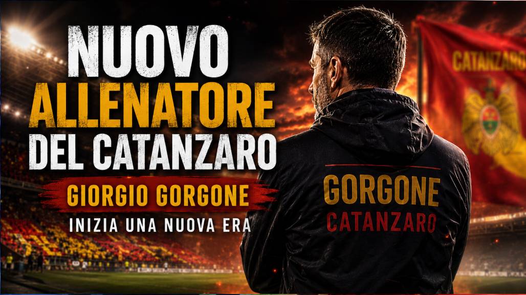 Nuovo allenatore del Catanzaro: Gorgone riparte dalla Serie B