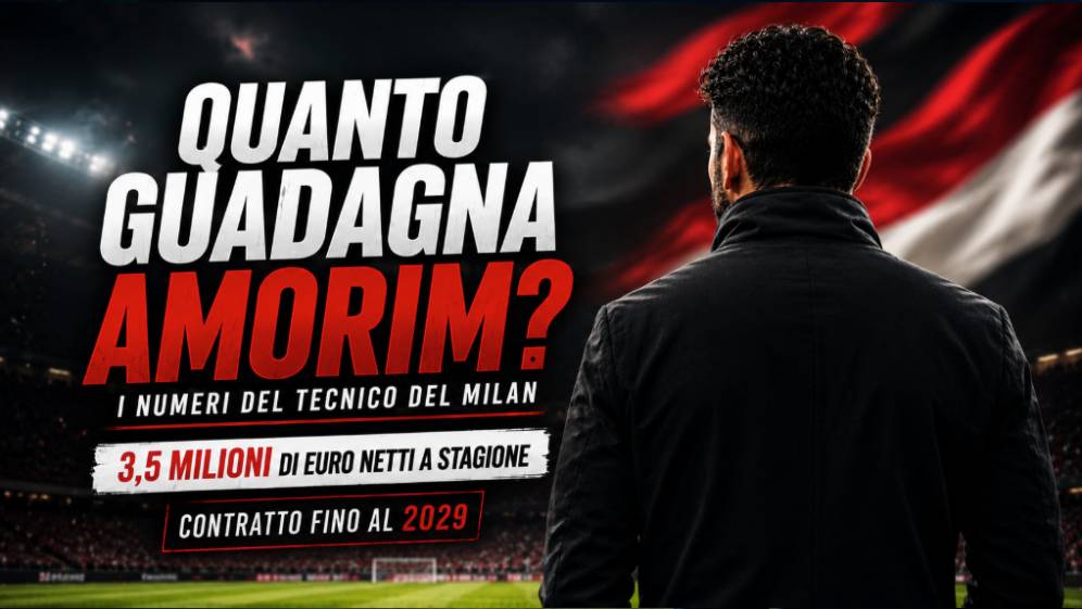 Quanto guadagna Amorim: lo stipendio del tecnico del Milan