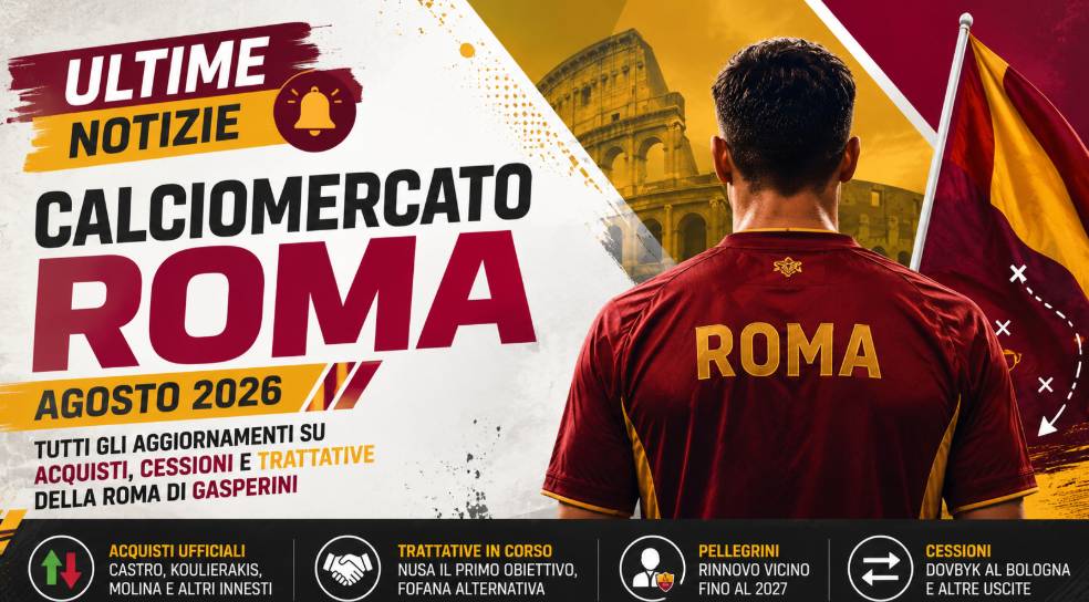 Calciomercato Roma agosto 2026: acquisti, cessioni e trattative aggiornate
