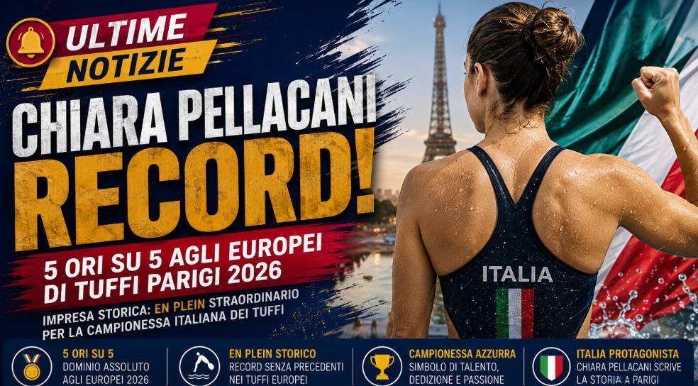 Chiara Pellacani record: cinque ori agli Europei 2026 e un’impresa storica per i tuffi italiani