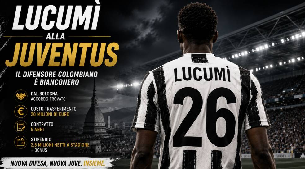 Lucumì alla Juventus: cifre, stipendio e contratto del difensore