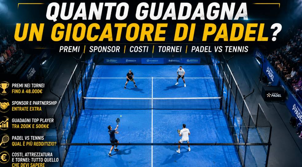 Quanto guadagna un giocatore di padel? Premi e stipendi