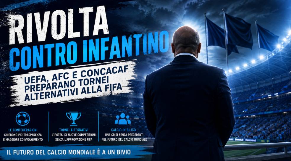 Rivolta contro Infantino: UEFA, AFC e Concacaf sfidano la FIFA