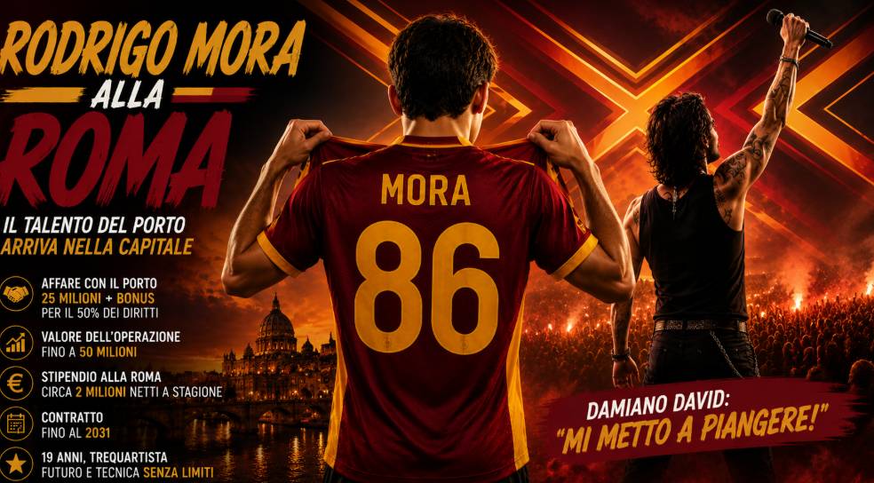 Rodrigo Mora alla Roma: costo, ingaggio e valore del portoghese