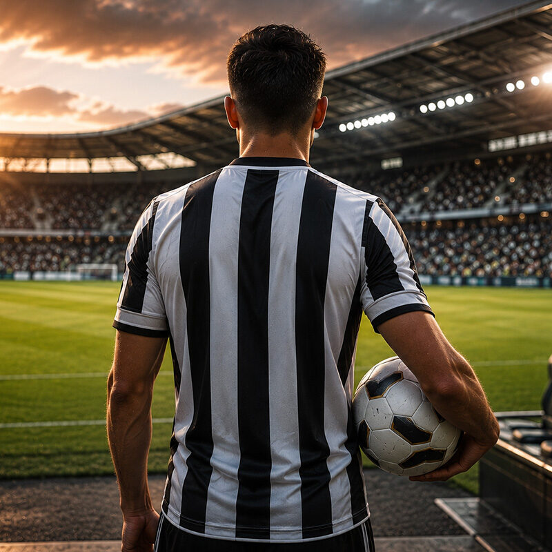Udinese al fantacalcio 2026/27, calciatore bianconero di spalle pronto a entrare in campo