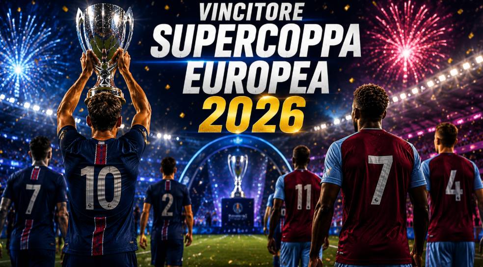 Vincitore Supercoppa Europea 2026: il PSG batte l’Aston Villa 2-1, risultato, gol e formazioni