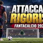 Attaccanti rigoristi Fantacalcio 2026/27: calciatore di spalle pronto a battere un calcio di rigore.