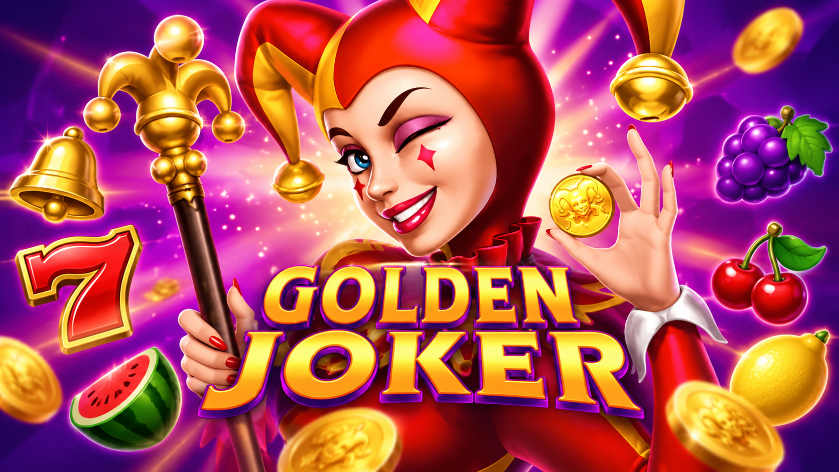 Slot Golden Jokers di Greentube con Joker, monete dorate e simboli classici da casinò