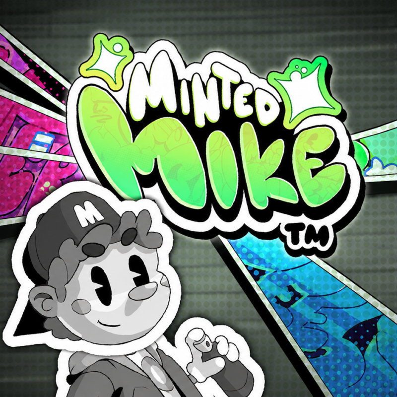 Slot Minted Mike di Hacksaw Gaming con grafica street art e personaggio principale