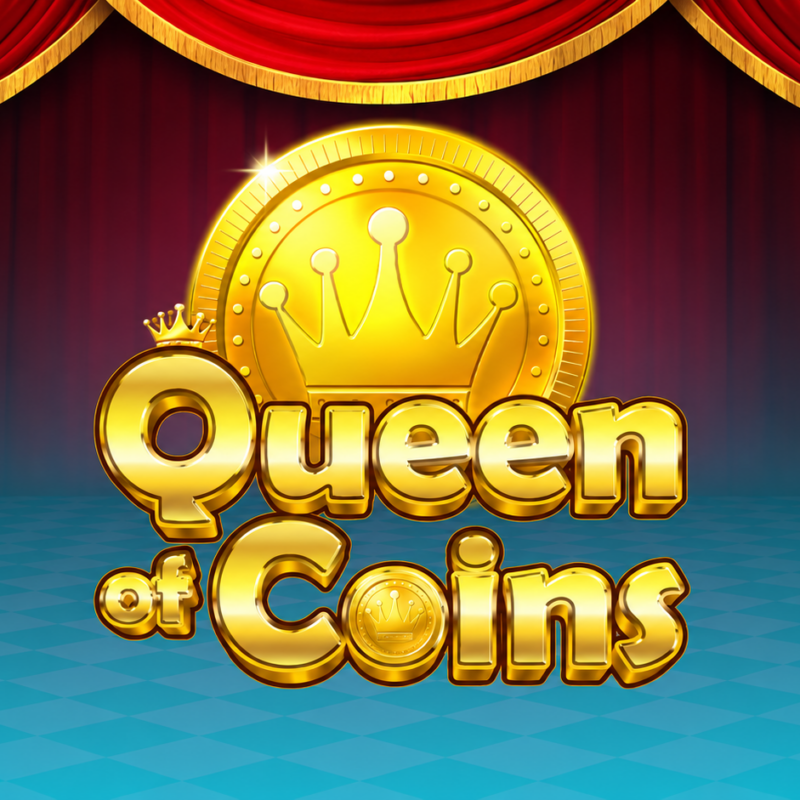 Slot Queens of Coins di Greentube con moneta dorata e corona