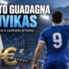Quanto guadagna Douvikas: stipendio, valore e contratto dell’attaccante del Como