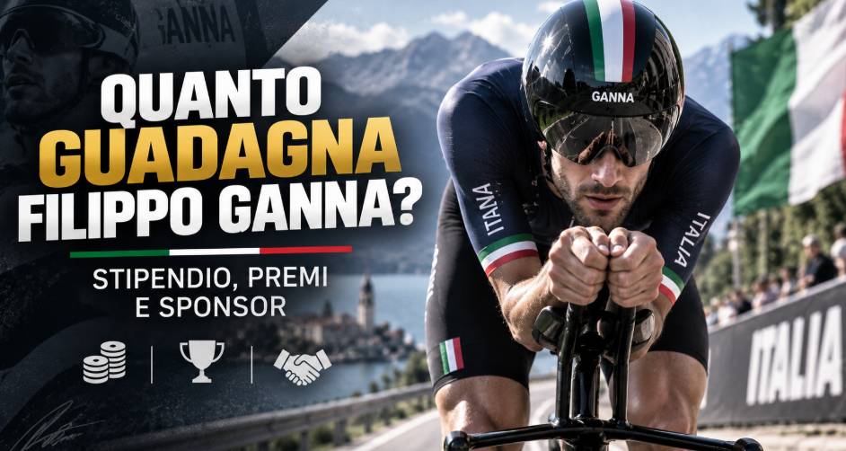 Quanto guadagna Filippo Ganna: stipendio, premi e sponsor del ciclista italiano.