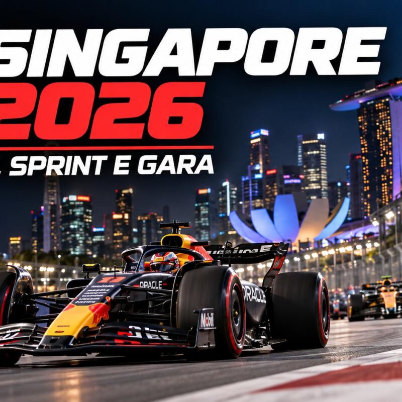 GP Singapore F1 2026 orari TV, Sprint e gara sul circuito notturno di Marina Bay