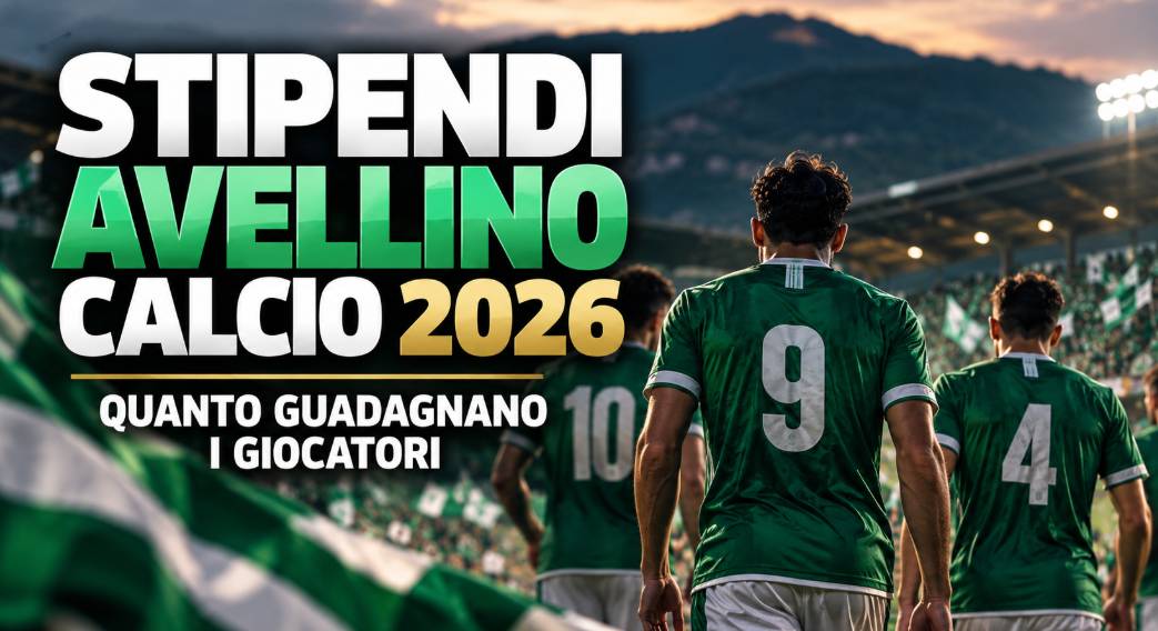 Stipendi Avellino calcio 2026, quanto guadagnano i giocatori biancoverdi